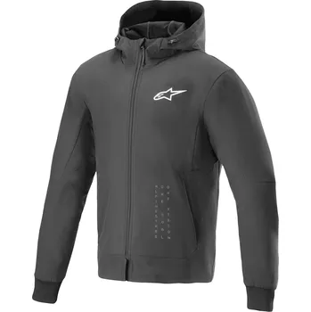 Moto bunda Bunda radium tech hoodie, alpinestars (černá/bílá, vel. 2xl)