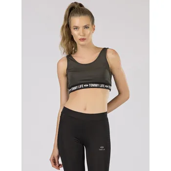 Podprsenka TOMMY LIFE Khaki sportovní podprsenka 298-TP-TL-97104.52-khaki Velikost: M