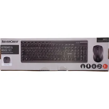 Klávesnice SILVERCREST Klávesnice + bezdrátová myš slovinská klávesnice