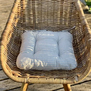 Podsedák BYTEMA SEDÁKY IRIS PRUH MODRÝ 38 x 38 cm