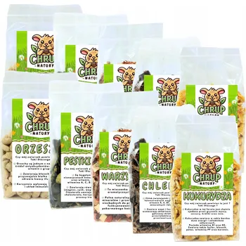 Krmivo pro hlodavce Přírodní pamlsky pro HLODAVCE a KRÁLÍKY - sada 10 Ks