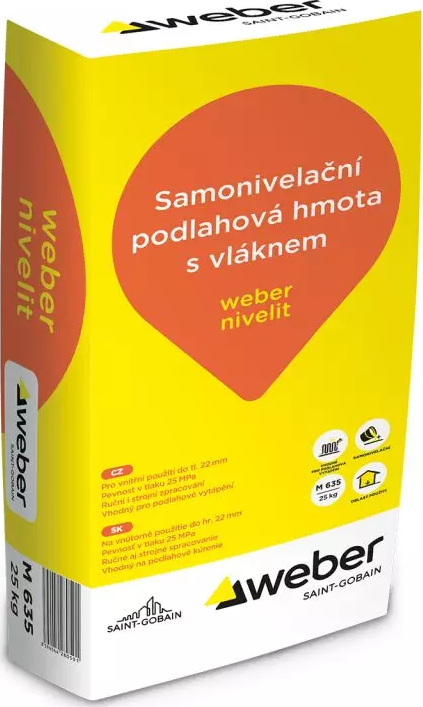 Weber Samonivelační hmota 25MPa Webernivelit 25 kg