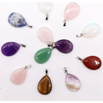 Drahý kámen Ancient Wisdom Přívěsek z drahého kamene Slza Ametyst, 1 ks