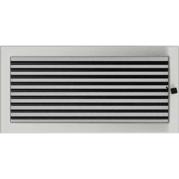 Krbové nářadí Krbová mřížka 22x45 cm nerez se žaluzií Kratki