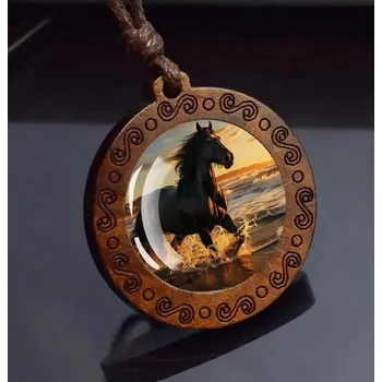 Řetízek Náhrdelník a přívěsek kůň