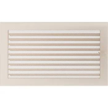Krbové nářadí Krbová mřížka 22x37 cm krémová se žaluzií Kratki