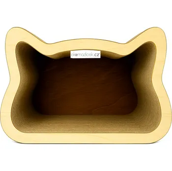Ekomazlíček Škrabadlo pro kočky CAT HIDE&SEEK exclusive Hloubka škrabadla: 30 cm, Barva: Přírodní bříza