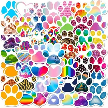 samolepka Set 50 samolepek tlapky (Samolepky tlapky)