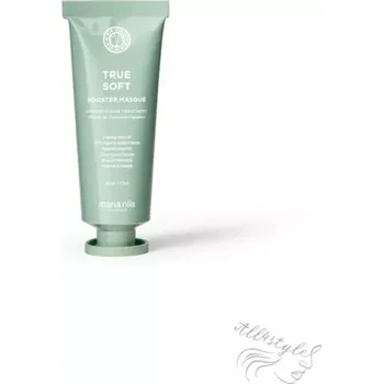 Vlasová regenerace Maria Nila Booster Masque True Soft Maska 50 ml (Maria Nila maska pro nepoddajné a krepaté vlasy)