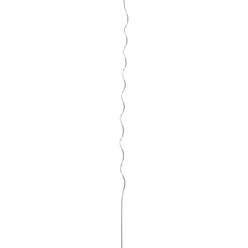 Zahradní dekorace TOPTRADE spirálová opora na rajčata, pozink, 120 cm, Ø drátu 5,5 mm (Zahradní drátěná tyč – spirála pro rajčata a popínavé rostliny, pozinkovaná)