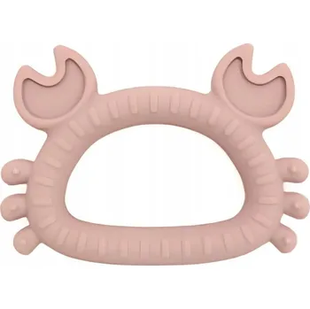 Kousátko na prořezávání zoubků, senzorické Muminky silikonové růžové