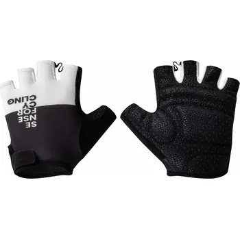 Cyklistické rukavice rukavice FORCE FINE, černo-bílé Velikost: XXL