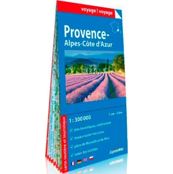 Cestování Provence-Alpes-Côte D'Azur 1/300.000 (Carte En Pap (FR)