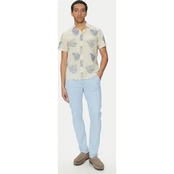 Pánská košile Blend Košile 20718216 Béžová Regular Fit XXL