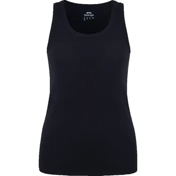 Slazenger Slaz Ribbed Tank Vest Black 8 (36)