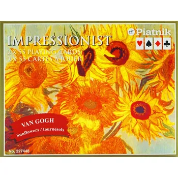 žolíková karta Krásné hrací karty Van Gogh, Slunečnice Piatnik