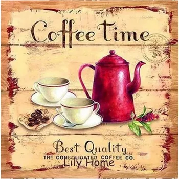 Diamantové malování Diamantové malování/Homfun - Na kávičku