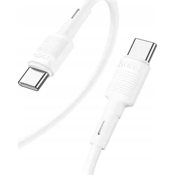 Datový kabel Kabel Hoco USB typ C - USB typ C 1 m bílý
