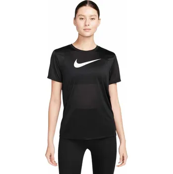 Dámské funkční tričko s krátkým rukávem Nike W NK DF TEE RLGND HBR W černé FQ4975-011 - M | UK 9,5 | US 12