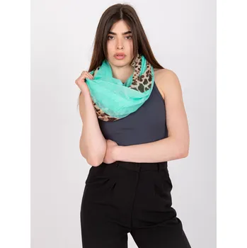 Šála Mintový šátek se zvířecím vzorem -AT-KM-F14084-mint Velikost: ONE SIZE