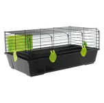 Klec Small Animals Matěj černá se zelenou výbavou