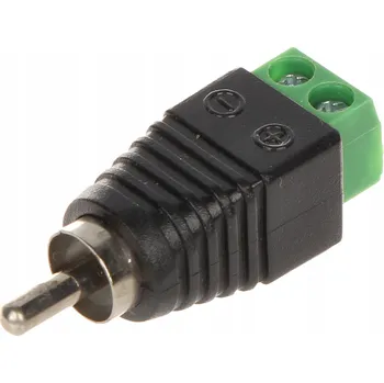 RCA konektor Lechpol WTY0640 s rychlospojkou a svorkami