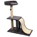 Odpočívadlo Magic Cat Diana s hračkou šedé 103cm