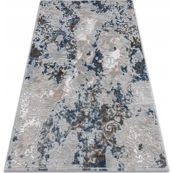 Koberec SILNÝ / HRUBÝ KOBEREC DO OBÝVACÍHO POKOJE 70x140 cm ORNAMENT #AT4508