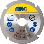 MAGG Pilový kotouč na dřevo do úhlové brusky 125 mm
