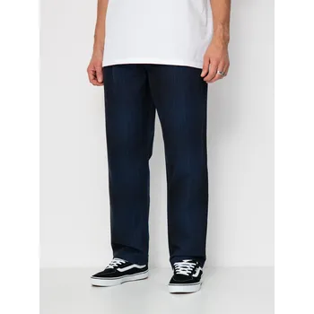 Pánské oblečení Vans Authentic Chino Loose Tapered Plaid (dress blues/black) 34, námořnická modrá