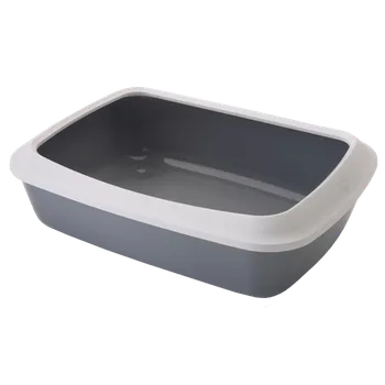 Toaleta Isis+okraj 50*37*14cm šedá