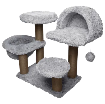 Volný čas Odpočívadlo Magic Cat Milano pro kočky šedé 108x75x65cm