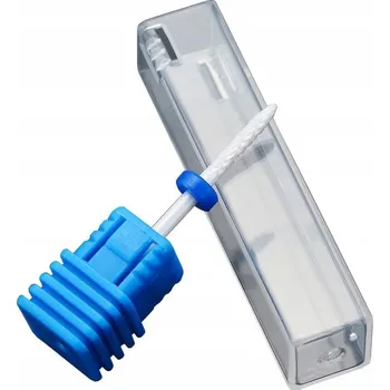 Keramická fréza na nehtovou kůžičku, jemná, modrá, střední