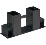 M.A.T. Group Stojan na palivové dřevo 340 x 150 mm černý