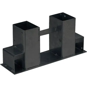 M.A.T. Group Stojan na palivové dřevo 340 x 150 mm černý
