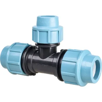Vodovodní potrubí UNIDELTA T-kus redukovaný 32x25x32 UNI1013 pro polyethylenové trubky PE