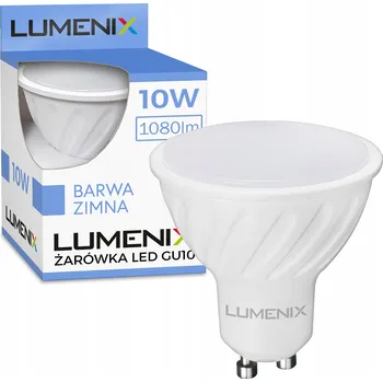 Žárovka LED žárovka Lumenix GU10 10W 1080 lm studená bílá 6000 K CCD