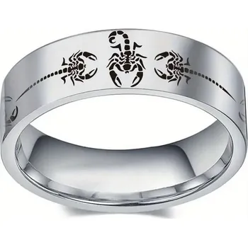 Prsten Prstýnek škorpion - štír (ocel) 3 (Prsten škorpion)