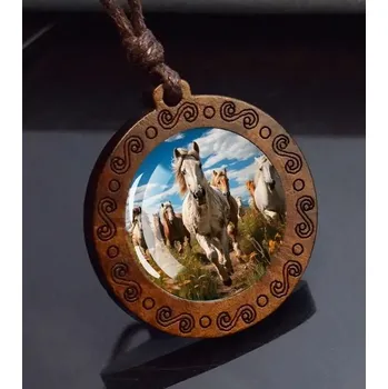 Řetízek Náhrdelník a přívěsek kůň