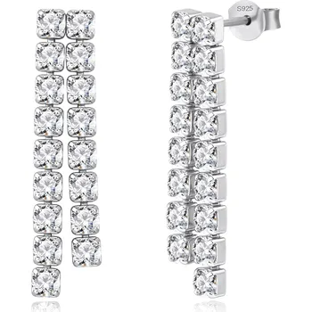 Souprava šperků Olivie Svatební stříbrné náušnice 9499 Ag 925; ≤3,7 g.