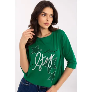 Dámská halenka Dámská blůzka Factory Price s moderním vzorem a korálky, Xl i240_208562_2:XL