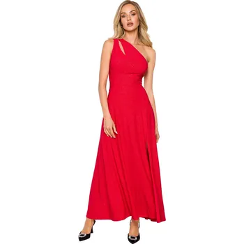 Dámské šaty Elegantní večerní šaty na jedno rameno Moe, XXL i240_172393_2:XXL