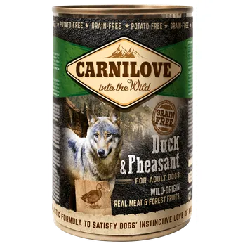 Krmivo pro psa Konzerva Carnilove Wild Meat Duck & Pheasant 400g