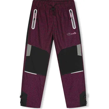 Dívčí kalhoty Dívčí outdoorové kalhoty - KUGO G9652, fialovorůžová Barva: Růžová, Velikost: 116