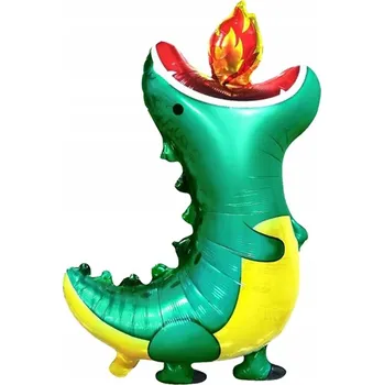 Balónek Drak Wawelski chrlící oheň - fóliový balónek L120