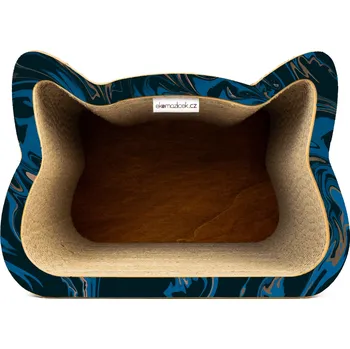 Ekomazlíček Škrabadlo pro kočky CAT HIDE&SEEK Hloubka škrabadla: 30 cm, Motiv: Liquid