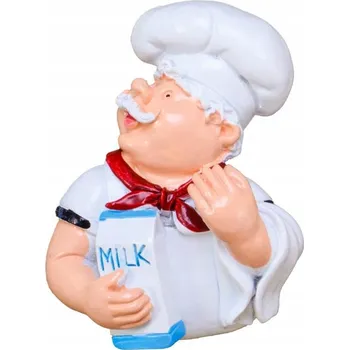 Obraz Úchytka Kuchař s Mlékiem - Praktická, Ideální na Kuchyňské Doplňky 7x5cm