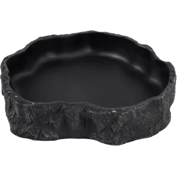 Teraristika Miska Repti Planet na krmení černá 19,5cm