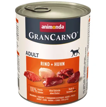 Krmivo pro psa Konzerva Animonda Gran Carno hovězí + kuře 800g