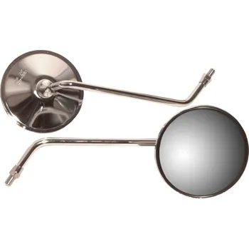 Zrcátko pro motocykl ZRCADLO CHROM PRAVÝ EC DŘÍK 20-69751